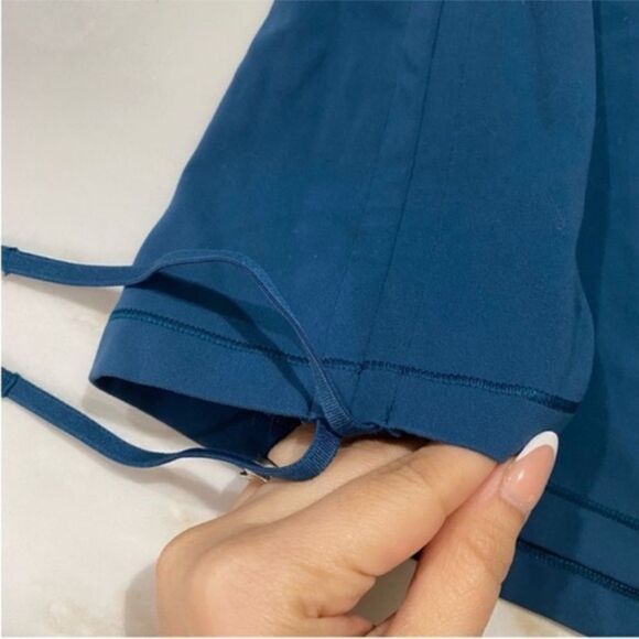 Lululemon Tank Top size 6 Mesh back panel ruched sides‎ - Picture 3 of 6